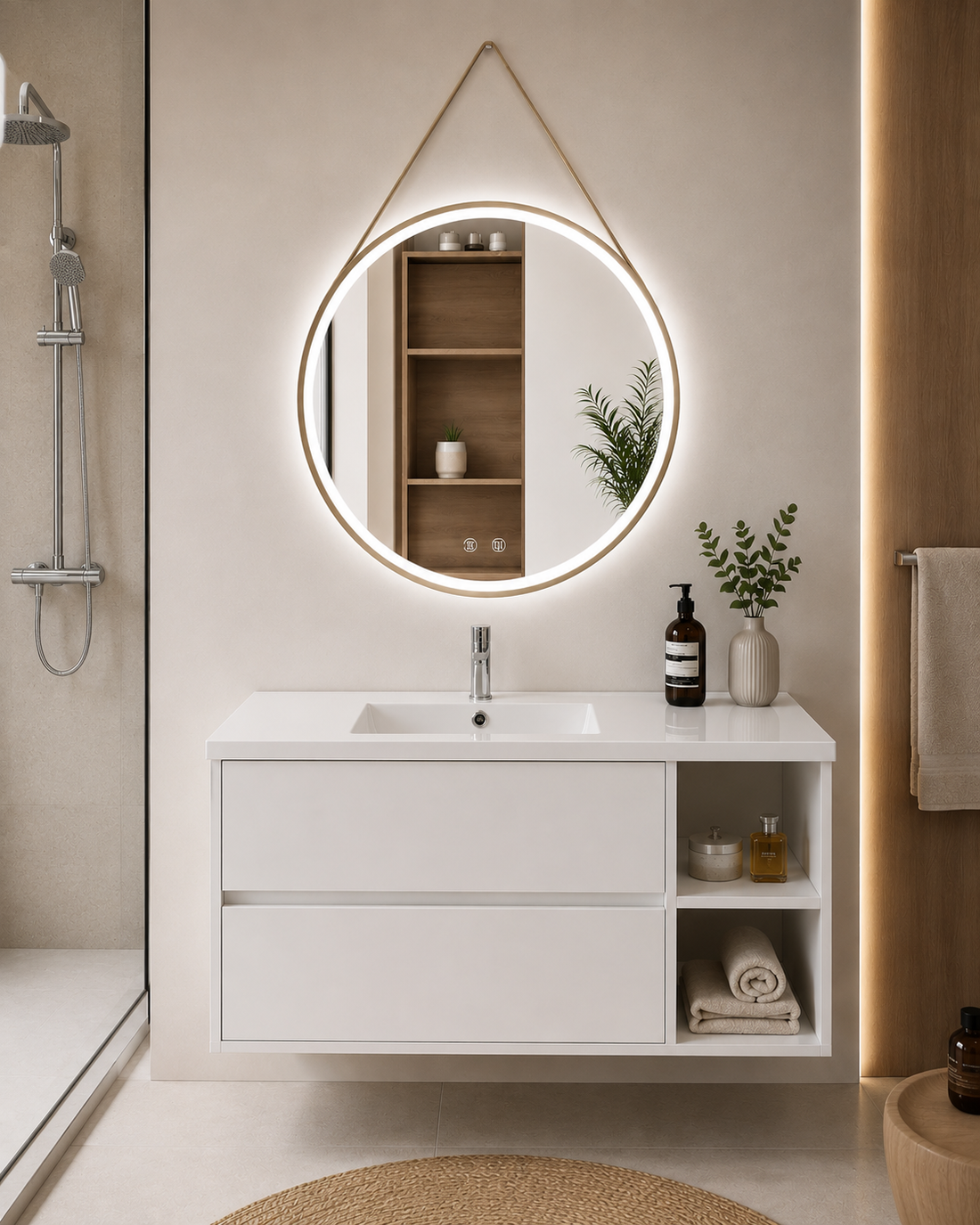 Meuble de salle de bain Zeus avec lavabo
