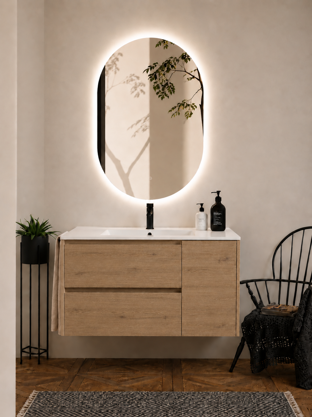 Meuble de salle de bain ITACA avec lavabo