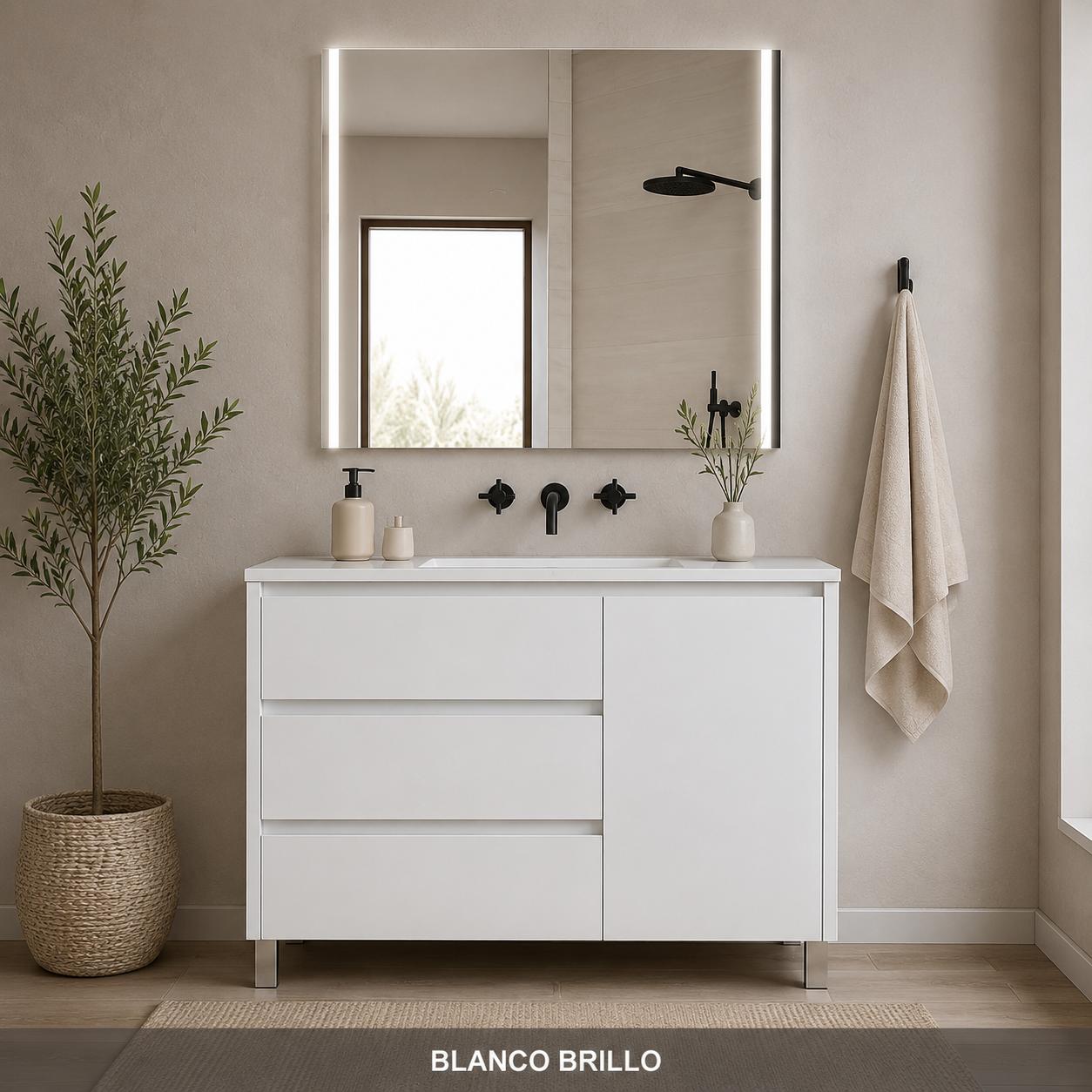 Pack "OFFRE" VOLUME + Miroir LED Megan
