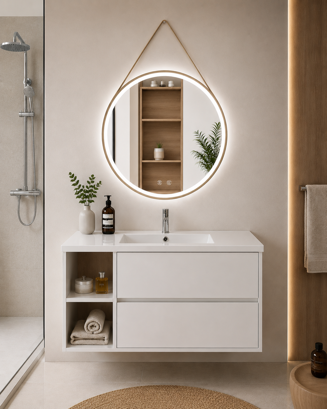 Meuble de salle de bain Zeus avec lavabo