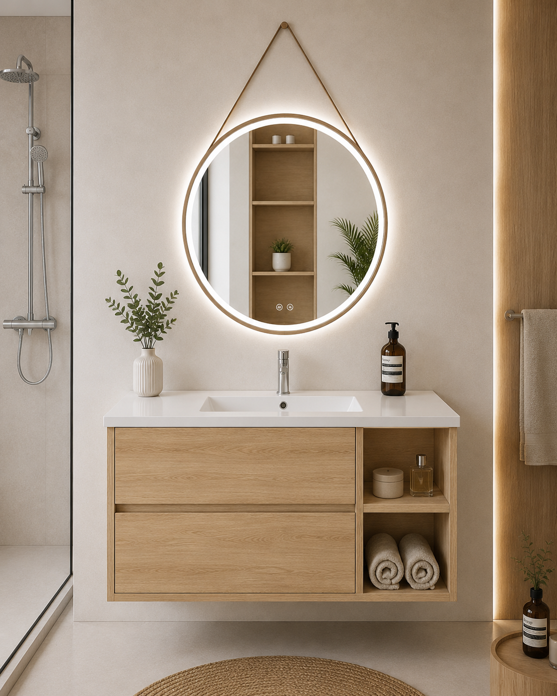 Meuble de salle de bain Zeus avec lavabo