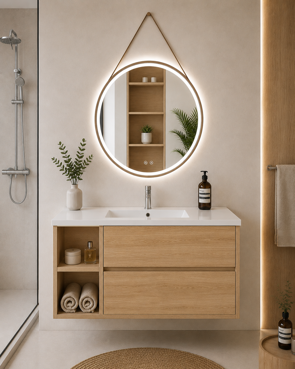 Meuble de salle de bain Zeus avec lavabo