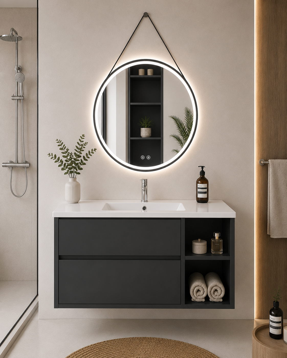 Meuble de salle de bain Zeus avec lavabo
