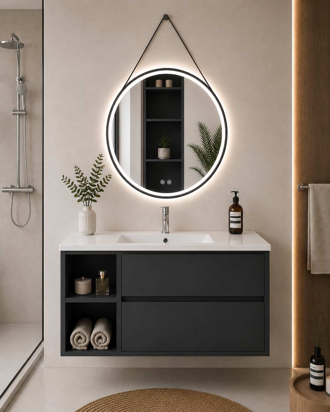 Meuble de salle de bain Zeus avec lavabo