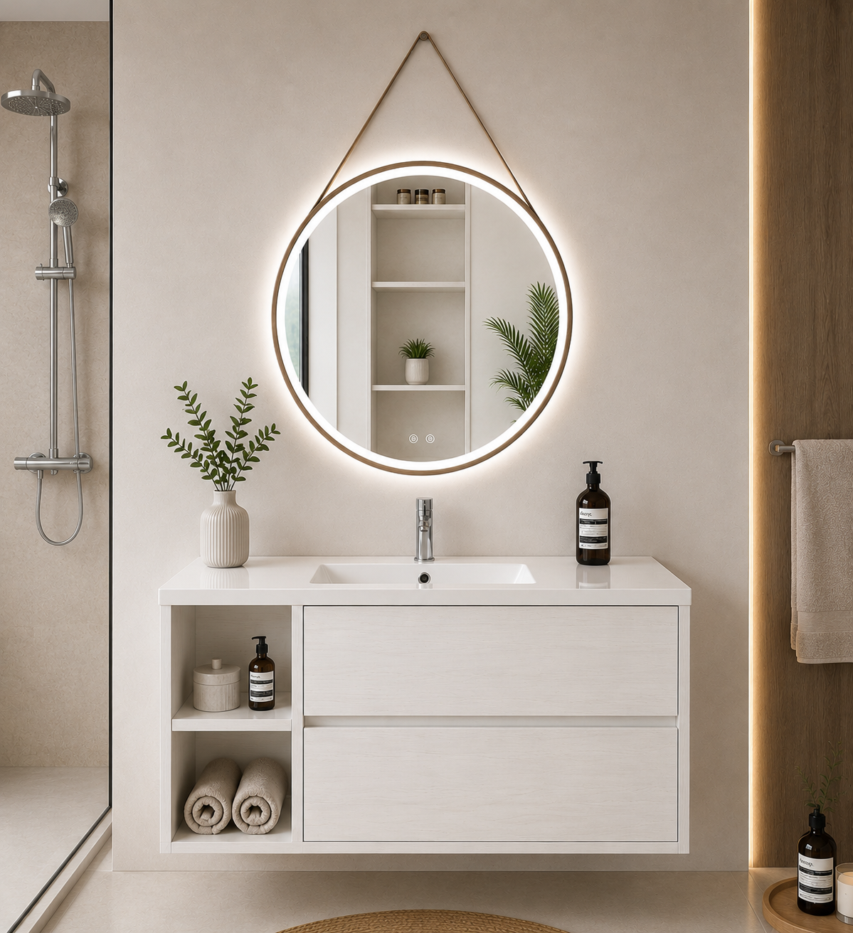 Meuble de salle de bain Zeus avec lavabo