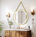 Miroir LED Olympus Or
