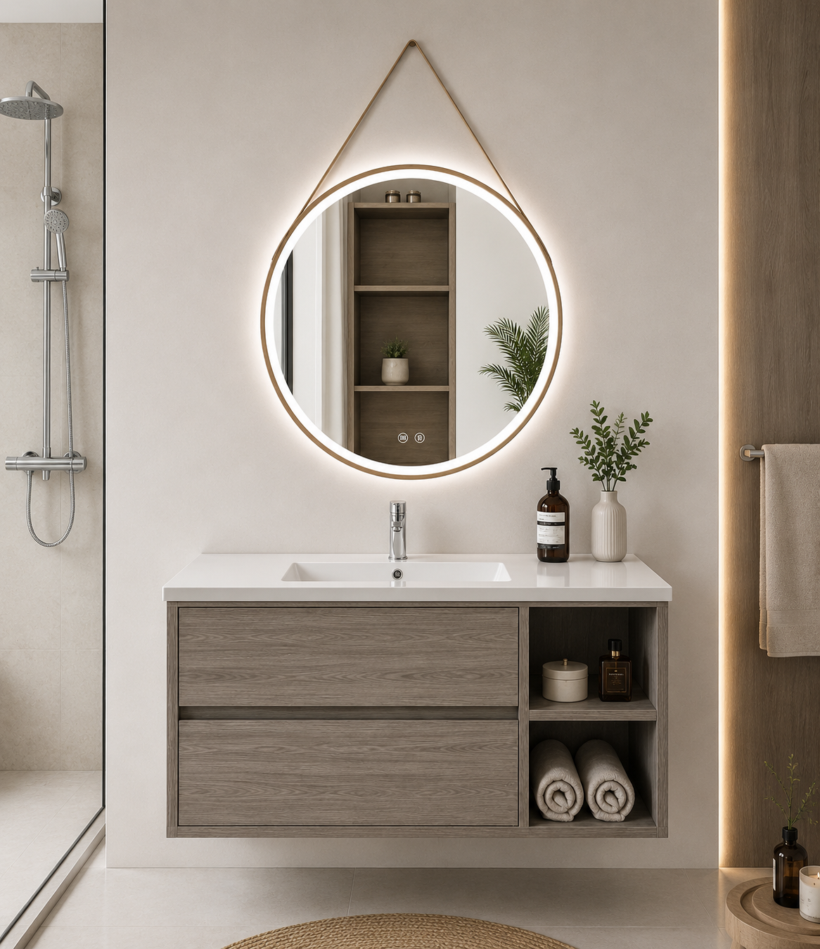 Meuble de salle de bain Zeus avec lavabo