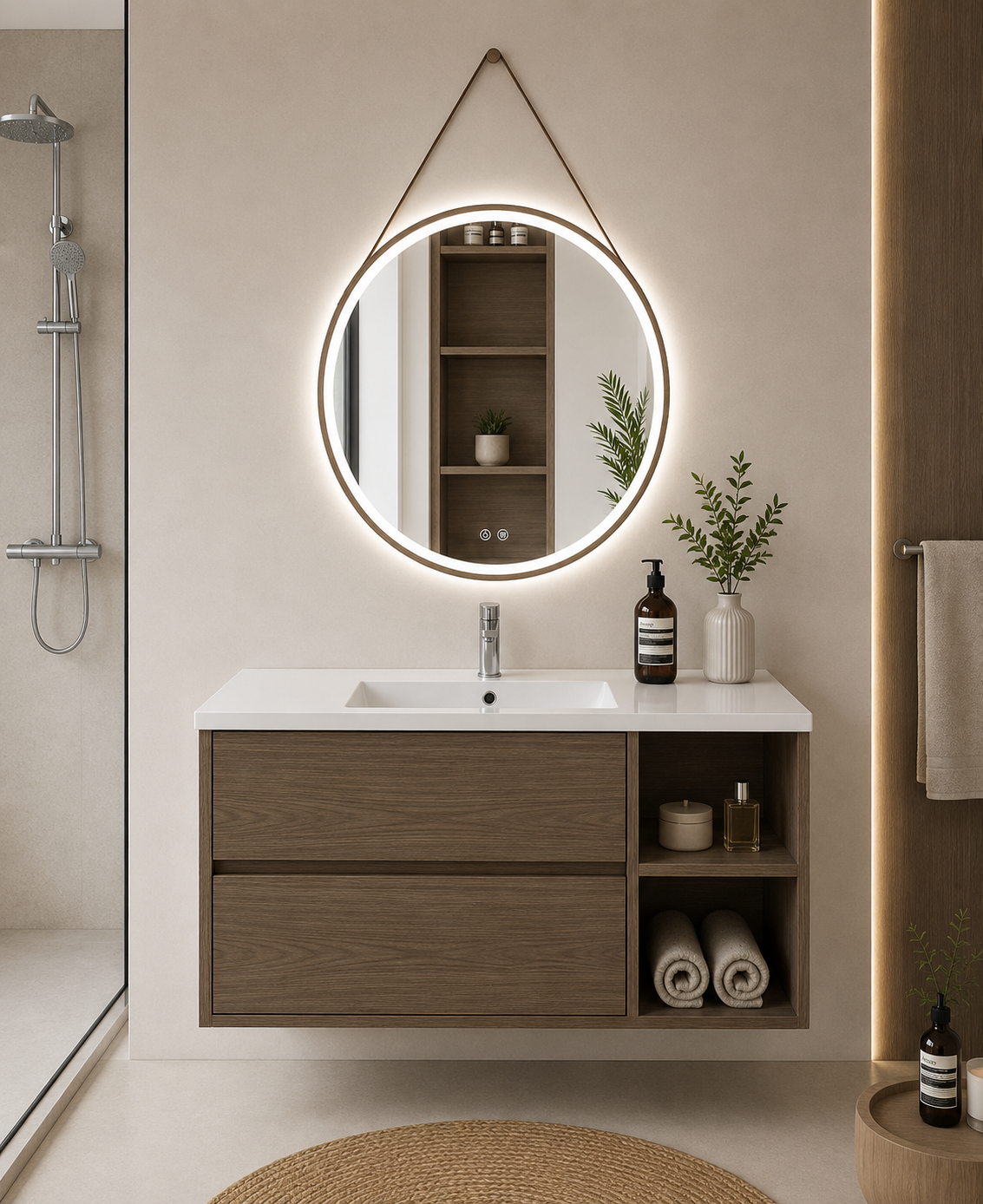 Meuble de salle de bain Zeus avec lavabo