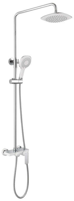 Colonne de douche ronde avec mitigeur CASSIO