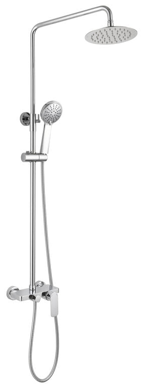 Colonne de douche ronde avec mitigeur CASSIO
