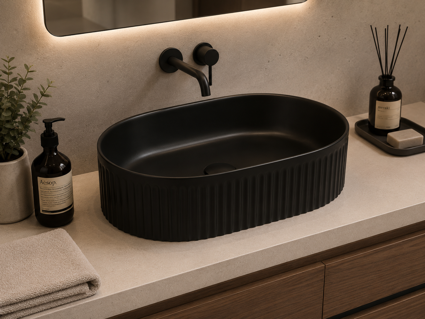 Lavabo à poser en porcelaine MAXIMO