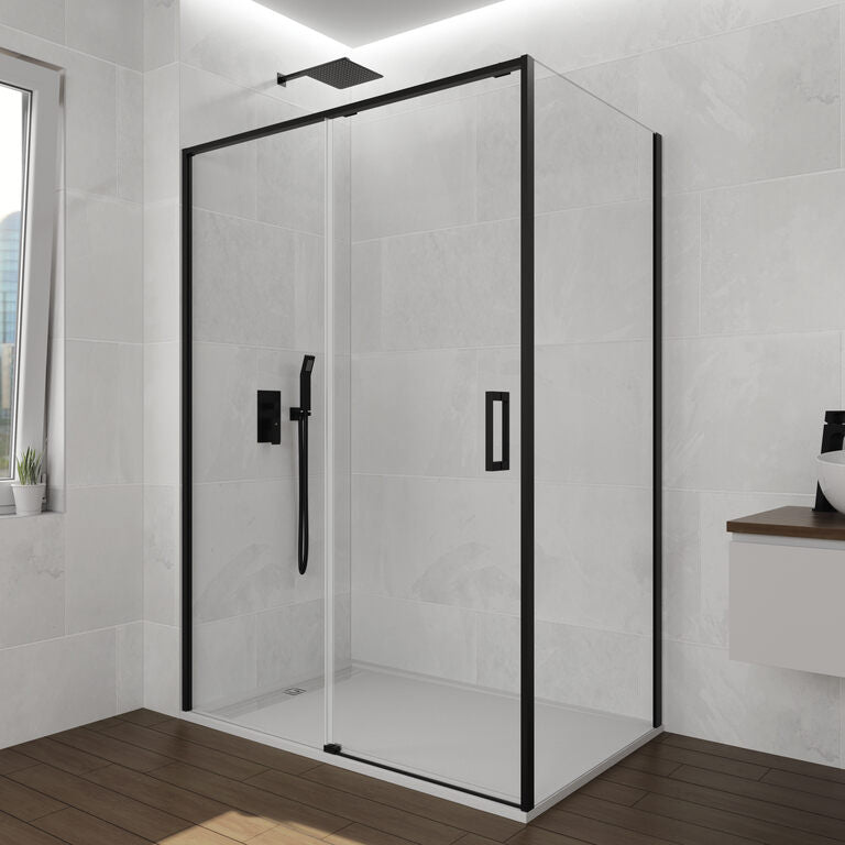 Paroi de douche d'angle avec panneau fixe TWENTY