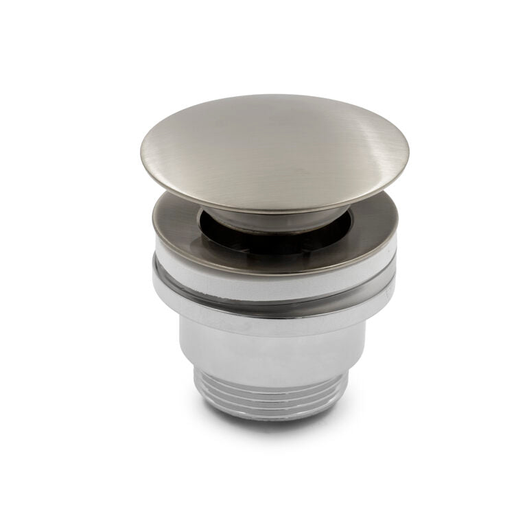 Bonde clic-clac en acier inoxydable pour lavabo