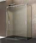 Paroi de douche d'angle avec paroi latérale fixe FUTURA