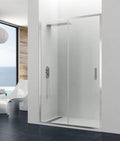 Paroi de douche frontale 1 fixe + 1 coulissant PRESTIGE