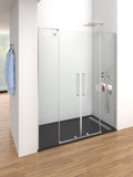 Paroi de douche frontale 2 fixes + 2 coulissants VETRUM